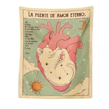 Гобелен "Таро, кошка, солнце, луна" A BRIGHT RAINBOW