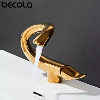 Смеситель для раковины BECOLA однорукий керамический