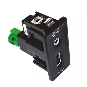 Golf 7 MK7 USB + разъем для подключения интерфейса AUX 5Q0035726E