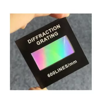 Голографическая дифракционная решетка HNNYKRAY, стекло, 50x50 мм
