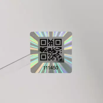 Голографические наклейки с QR-кодом TLK 1000 шт.