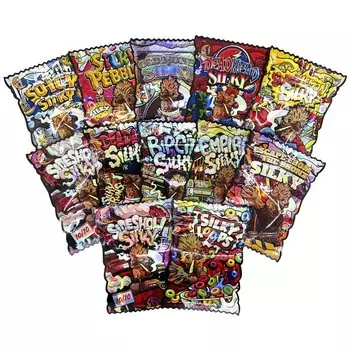 Голографические пакеты для подарков PBAG, 100 шт.