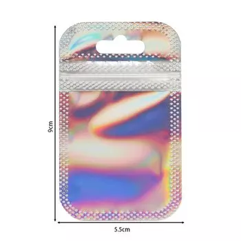 Голографические пакеты для сережек YouYoungDifferent, 50 шт