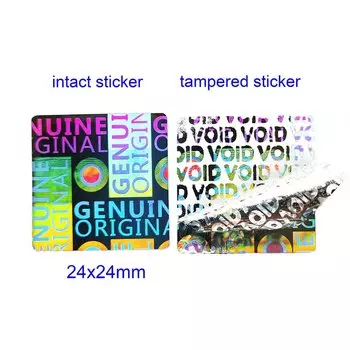 Голографические защитные наклейки XMYLNG 100 шт.