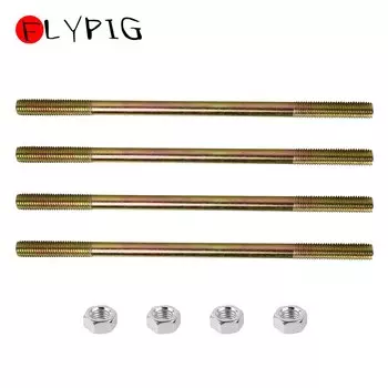 Головка цилиндра двигателя FLYPIG, шпильки, болты, гайки, комплект для Yamaha PW80 Jianshe Loncin PY80