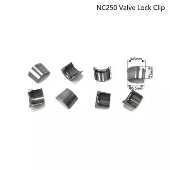 Головка цилиндра мотоцикла, Впускной Выпускной клапан, пружинные сальники, фиксатор сиденья, зажимы, верхние колпачки для ZONGSHEN NC250 NC450 NC300S