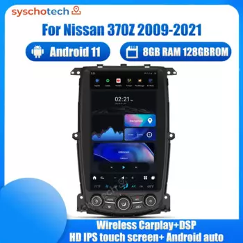Головное устройство Tesla Style Android для Nissan 370Z Z34 GPS Navi 1920*1080 13,6 дюймов Tesla 370Z мультимедиа