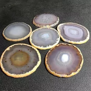 Голубой кристалл агат подставка