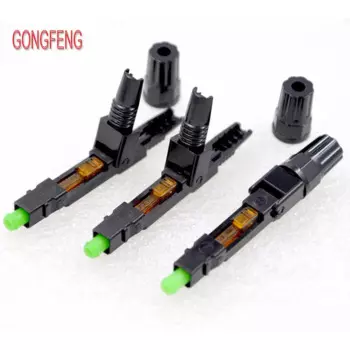 GONGFENG 200 шт. Новый SCAPC FTTH волоконно-оптический Быстрый Разъем Встроенный телекоммуникационный Быстрый коннектор специальная оптовая продажа в Россию