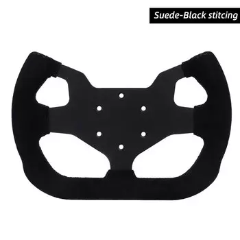 Гоночное рулевое колесо 300 мм GT, плоский замшевый автомобиль, дрифт, Sim-карта, управление рулевым колесом 70 мм/PCD 6061-T6