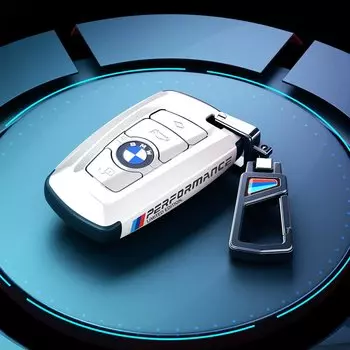 Гоночные наклейки из АБС-пластика, чехол для дистанционного ключа автомобиля, чехол для BMW 520 525 f30 f10 F18 F22 F01 F06 118i 320i 1 3 5 серии M3 M4 M5, брелок для ключей