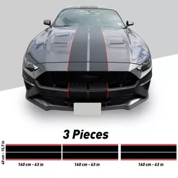 Гоночные полосы Автомобильная наклейка большой узор наклейки внешние аксессуары украшение на весь корпус автозапчасти высечка виниловые наклейки