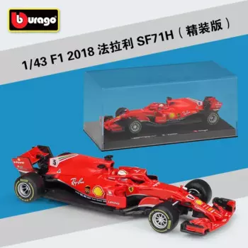 Гоночный Автомобиль Bburago 1: 9 2018 Ferrari SF71H 2019 SF90 F1, модель из искусственного сплава с фотосессия B450