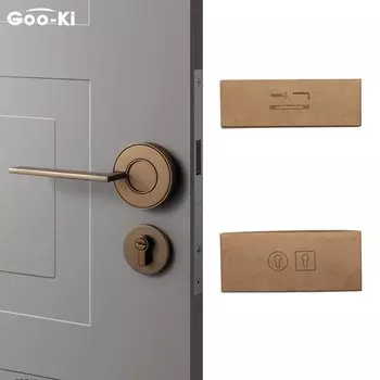 Goo-Ki Бесшумный дверной замок для межкомнатной двери