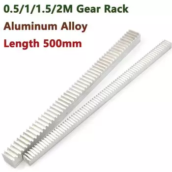GooBetter алюминиевая зубчатая рейка 0,5/1/1,5/2 модуль 500 мм