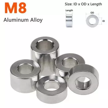 GooBetter алюминиевые нерезьбовые втулки M8