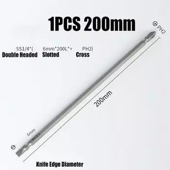 GooBetter Электрическая отвертка магнитный шлиц 6 мм крест PH2