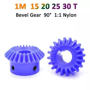 GooBetter синие нейлоновые конические шестерни 1:1 15 20 25 30 зубов