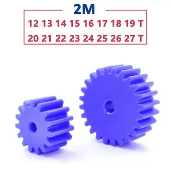 GooBetter синяя пластиковая прямозубая шестерня 12-27T 2М