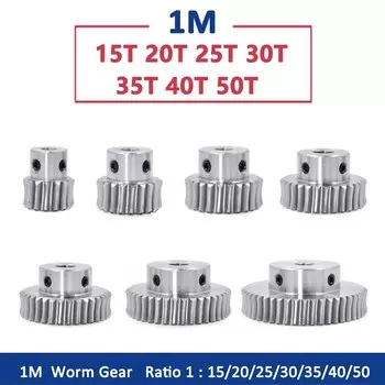 GooBetter Стальная червячная передача 15-50 зубьев 1 модуль