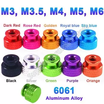GooBetter Ступенчатые гайки из алюминиевого сплава M3 M3.5 M4 M5 M6
