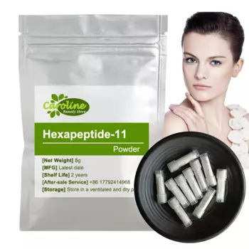 Горячая Распродажа, Hexapeptide-11 порошок для ухода за кожей, антивозрастное косметическое сырье