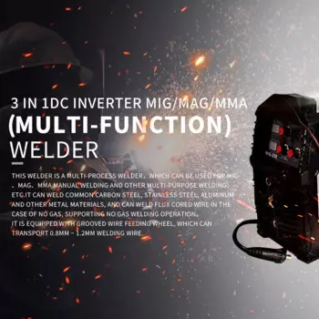 Горячая Распродажа IGBT инвертор 180 Amp MIG/MAG/MMA MIG250 сварочный аппарат 3 в 1
