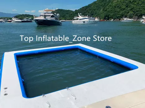 Горячая Распродажа надувной морской бассейн для яхты, лодки, надувной плавающий водяной коврик, Бесплатный воздушный насос, водяной бассейн