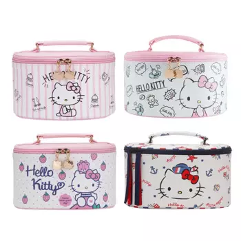 Горячая Распродажа Sanrio, Hello Kitty мультяшная косметичка Kawaii Cat Melody Storage вместительная косметичка Органайзер маленькие двойные звезды