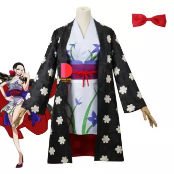 Горячая Распродажа, женский костюм, Униформа с цифровой печатью, платье Kinomo, парик, наряд для Хэллоуина, карнавальный костюм, аниме, одежда для косплея