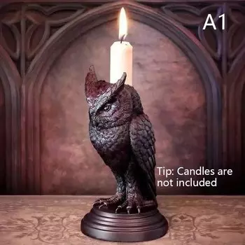 Готический подсвечник-ворона JETTING