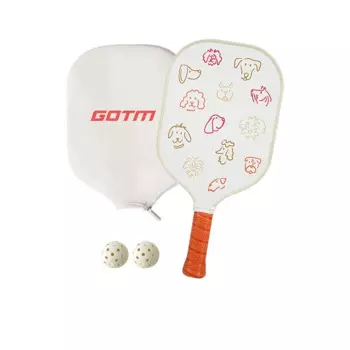 GOTM T700 углеродное волокно, лопатка для пиклбола, термоформованная конструкция в универсальном корпусе, углеродная фрикционная поверхность 16 мм, полимерный сердечник