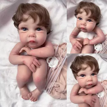 Готовая кукла Miley Размером 19 дюймов, уже окрашенные комплекты, очень реалистичные с множеством деталей, тканевые волосы для тела