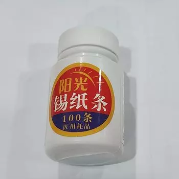 Готовая полоса из оловянной фольги CHKJ, золото/серебро