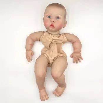 Готовая Янтарная кукла Размером 19 дюймов, уже окрашенные комплекты, очень Реалистичная кукла, набор с многими деталями, игрушки DYI