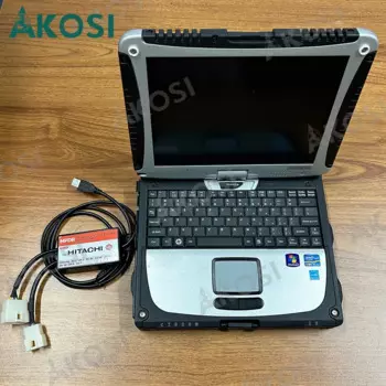 Готовый в использовании ноутбук CF19 + новый экскаватор Dr.ZX Hitachi, сверхмощный диагностический инструмент Dr.ZX, диагностический инструмент для экскаватора Hitachi