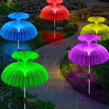 GOTP Солнечные цветочные фонари 7 цветов