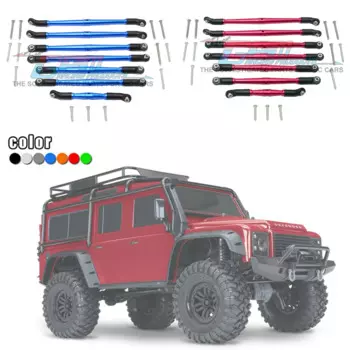 GPM для 1/10 Trax T4 Defender Bronco K5 Blazer Радиоуправляемый гусеничный автомобиль, металлический алюминиевый сплав, верхний/нижний каркас, галстук, стержень Трампа