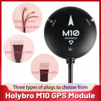 GPS-Компас HolyBro M10 со встроенным модулем, тройной стандарт, переключатель безопасности, патч-антенна для радиоуправляемого многовинтового самолета