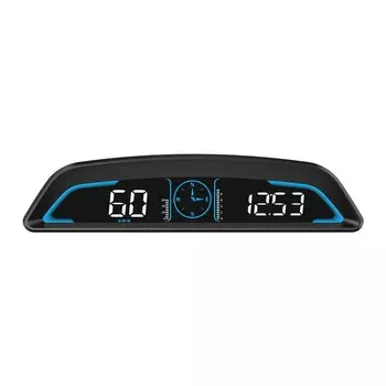 GPS/OBD HUD автоматический спидометр, проекционный дисплей на борту компьютера, цифровые часы, будильник, монитор, автомобильные аксессуары для всех автомобилей