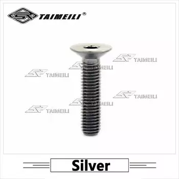 GR5 потайной M3 4/8/12pcstitanium болты винты титановый сплав шестиугольные рукава Титан M4x6/8/10/15x20 мм M3 M4 Металлообработка