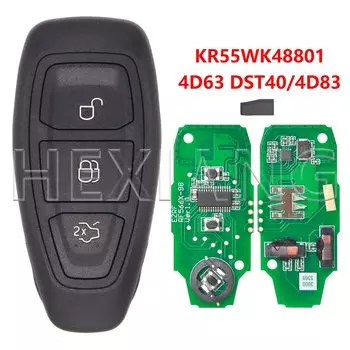 ГР КР55ВК 488014 D63 +/83 чип 433 МГц Keyless Go автомобильный ключ дистанционного управления для Ford Focus C-Max Mondeo Kuga Fiesta B-Max 2007-2015