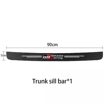 GR Sport протектор порога автомобиля из углеродного волокна для Toyota GR Sport Gazoo Racing C-HR RAV4 Mirai Avensis Prado Prius Car