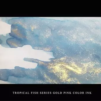 Градиентная золотая пудра для перьевых ручек DINGYI STATIONERY DY2-8096