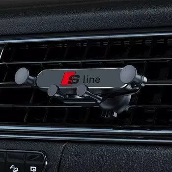 Гравитационный автомобильный держатель для телефона, вентиляционное отверстие, держатель для сотового телефона, GPS-подставка для Audi Sline A1 A3 A4 A5 A6 A7 A8 Q8 TT S1 S3 RS5 RS6 RS7