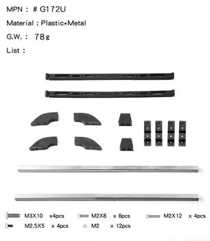 GRC 1/10 Багажник на крышу для Traxxas TRX4 TRX6