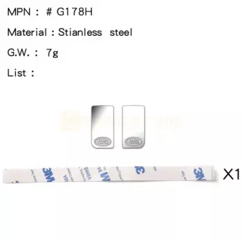 GRC TRX4M Зеркальная пластина из нержавеющей стали