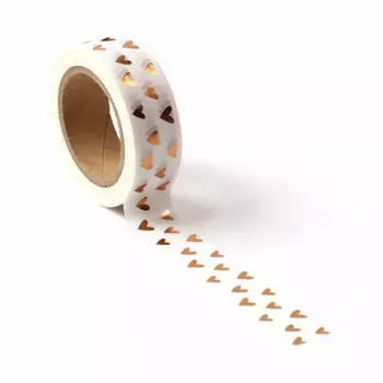 GREATHOPE WASHI TAPE медная фольга сердечки