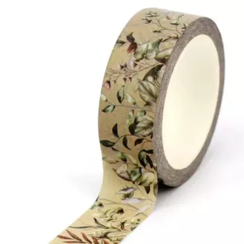 GREATHOPE WASHI TAPE винтажная крафт-ветка с листьями 10 м