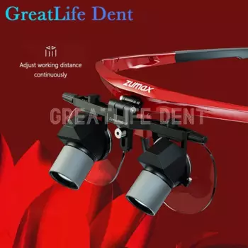 GreatLife Dent 3X4X5X ZUMAX DFK 48 градусов хирургическая хирургия фар за пределами зрения рефракция бинокулярной лупы